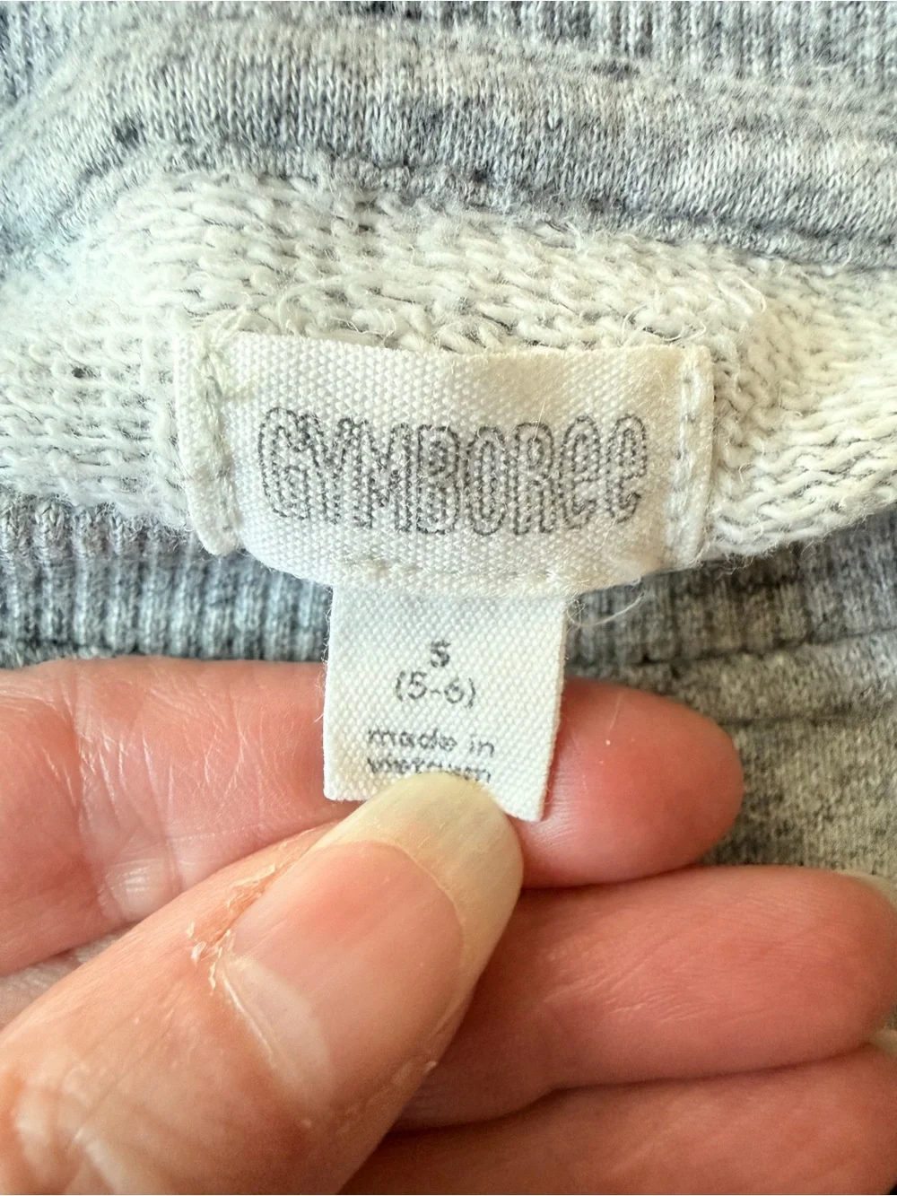Gymboree Wild One Grey Kids Sweatshirt with Patches